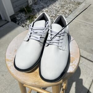 Size EUR 41 aleck Men's Golf Shoes White Athletic Sneaker Plastic Cleats